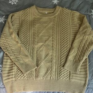 Rory Gilmore Cable Knit Sweater